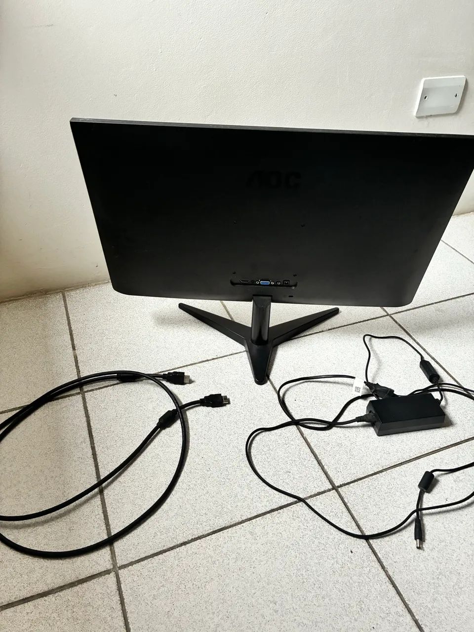 Monitor AOC 24 pol 75Hz Preto - Foto 3