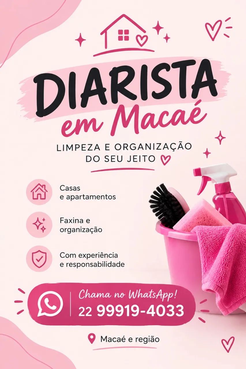 DIARISTA EM MACAÉ
