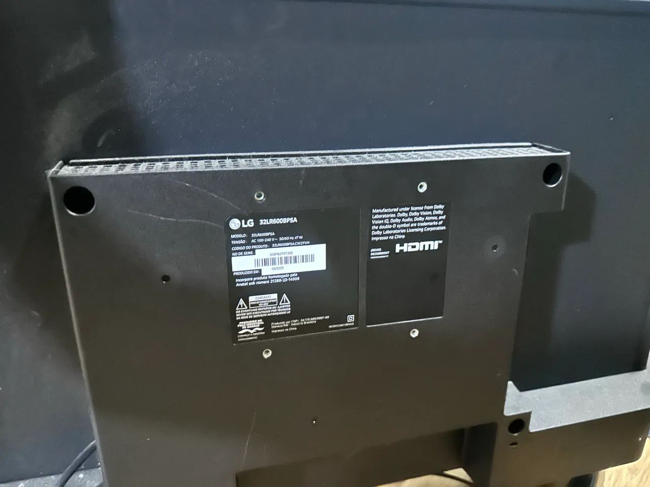 TV LG Smart 32" 32LR600BPSA - Com Defeito - Para Retirada de Peças - Foto 5