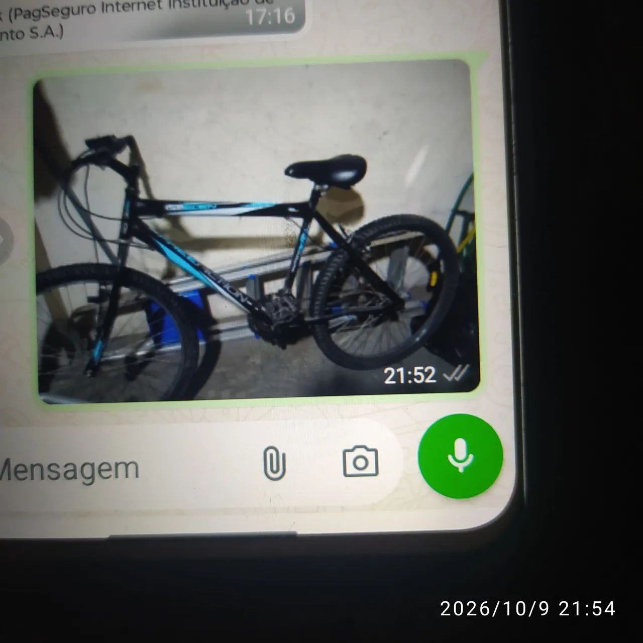 Vende-se bicicleta por 300 falar com *