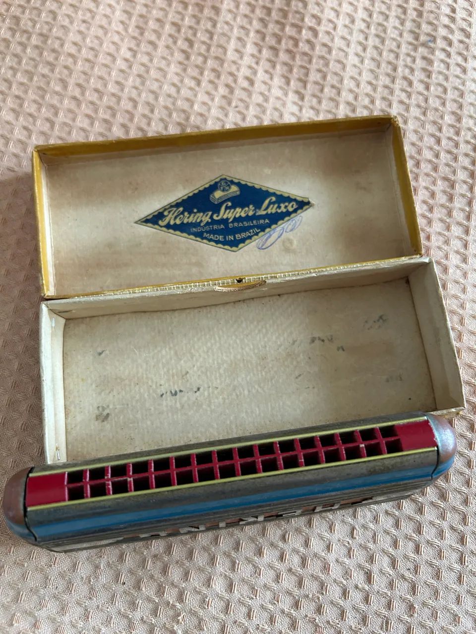 Gaita Hering Super Luxo Vintage com caixa original - Foto 4