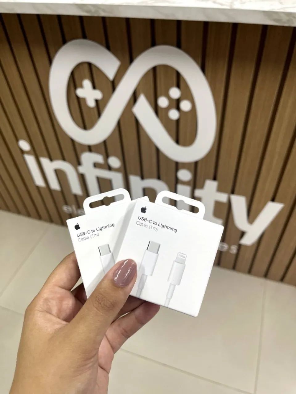 Cabo Original Apple | Tipo Lightning | Novo Lacrado