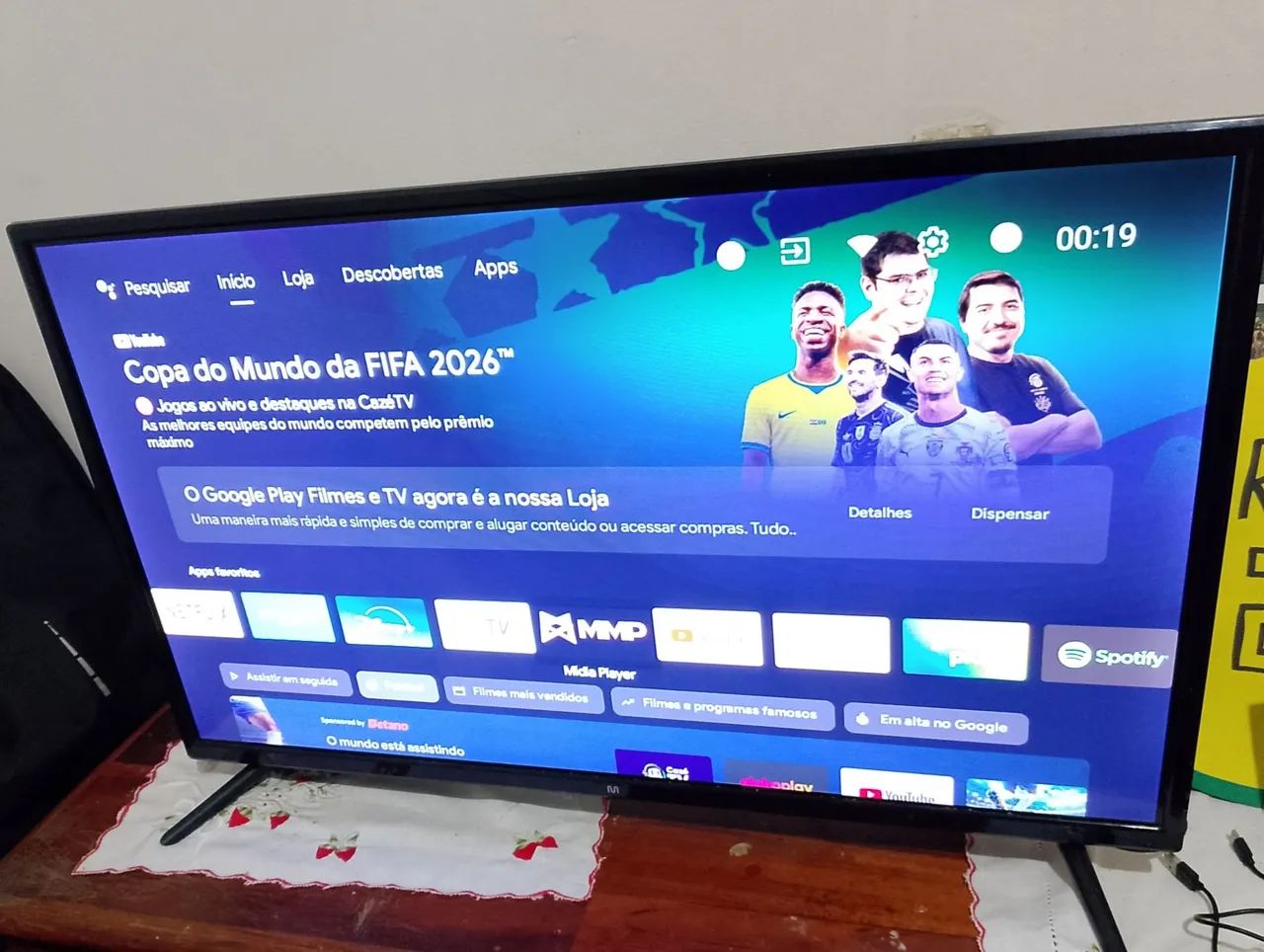 Smart TV Multilaser 32" Android TV - Menos de 1 ano de uso - Foto 3