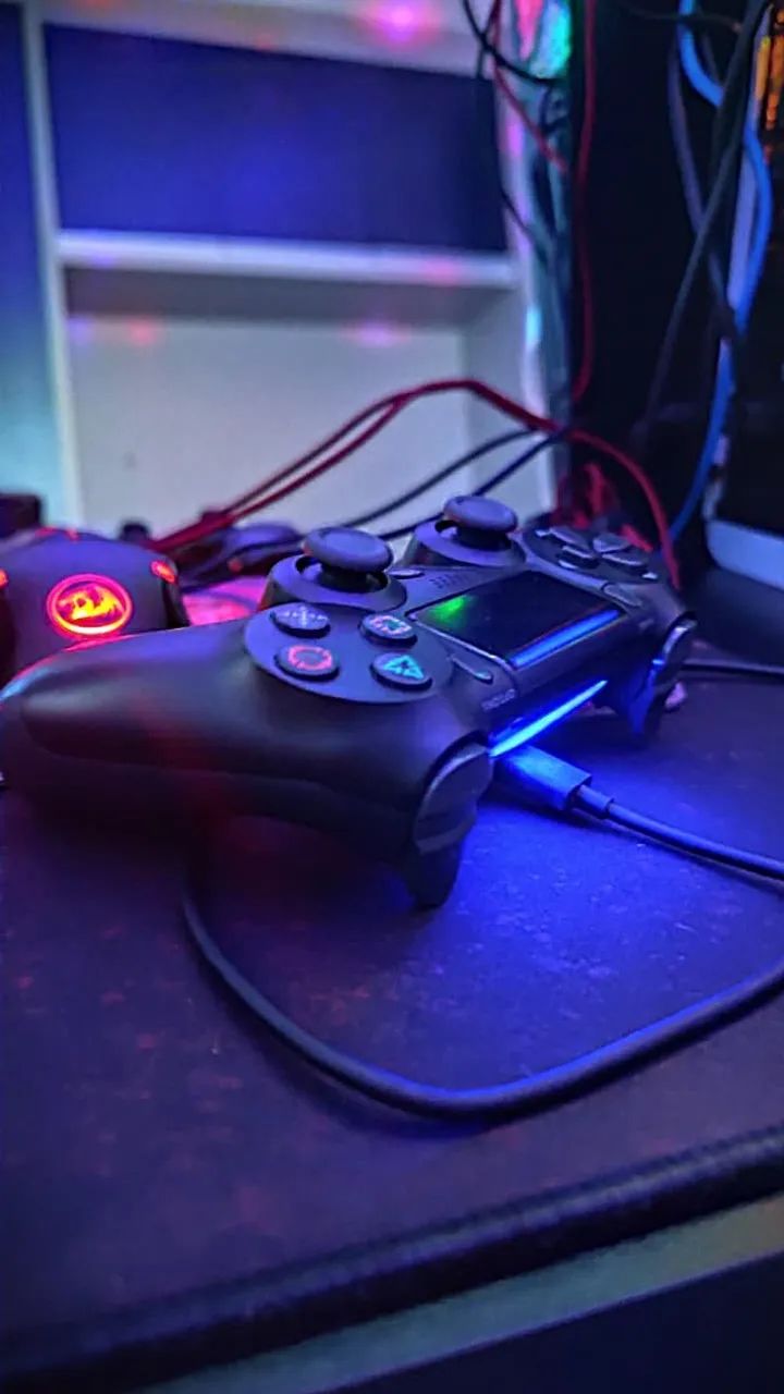 Controle videogame compatível com ps4/pc - Foto 4