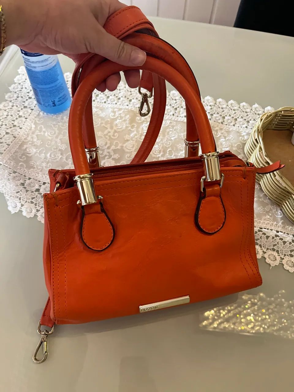 Bolsa em couro - Foto 3