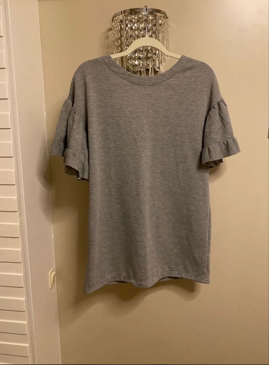 blusa fly moletom cinza p