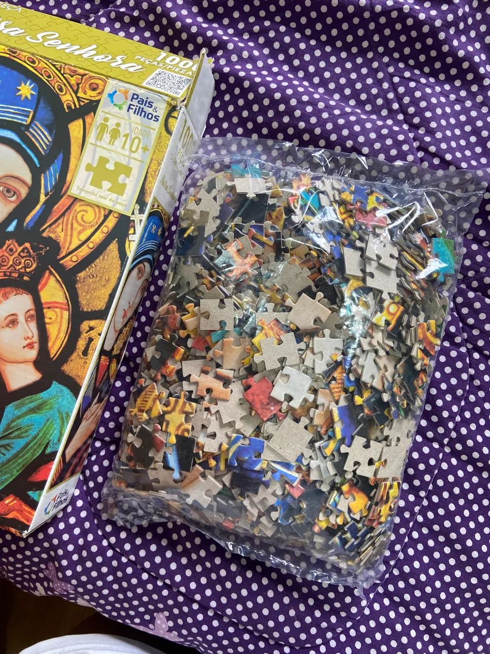 Quebra Cabeça Nossa Senhora 1000 peças  - Foto 3