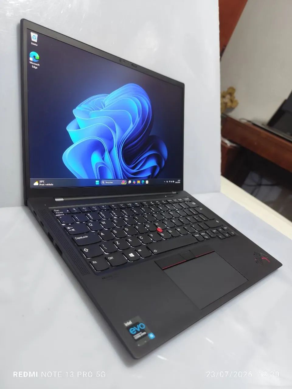 Notebook Thinkpad X1 Carbon Gen 9 Intel i5 1145G7 16GB RAM 256 SSD