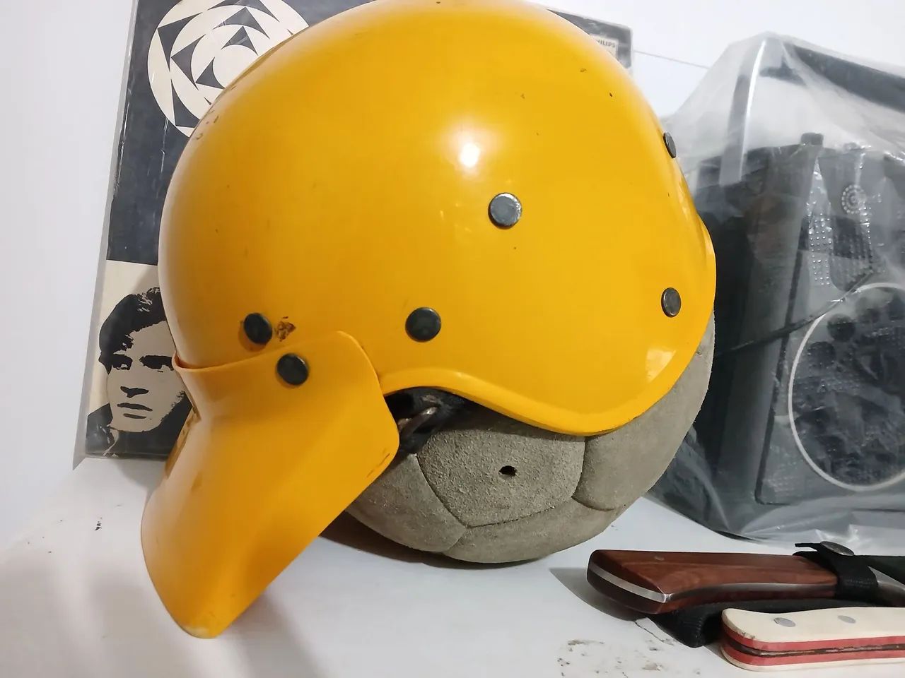 Capacete antigo induma  - Foto 5