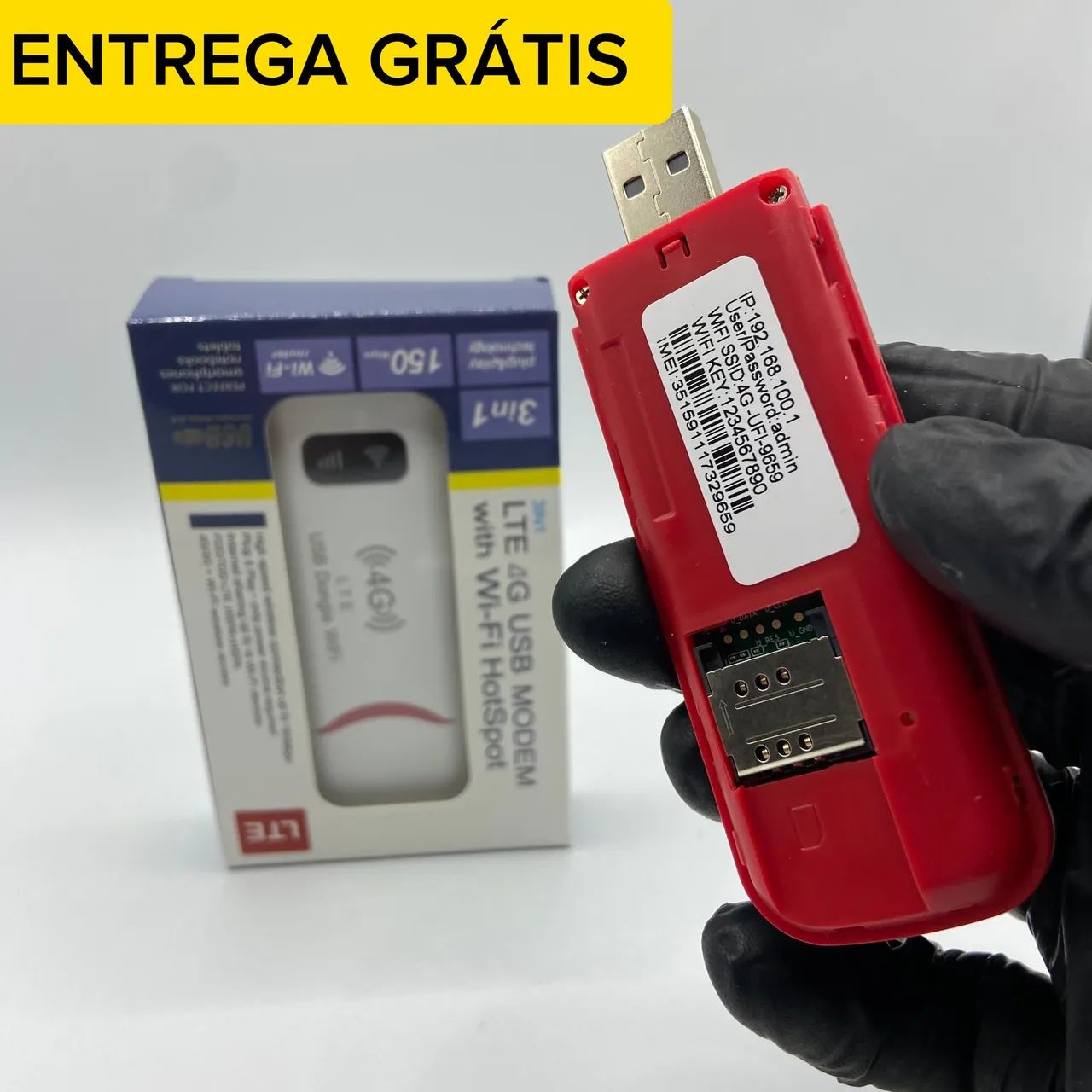 Modem Wi-Fi 4G - USB - ENTREGA GRÁTIS 