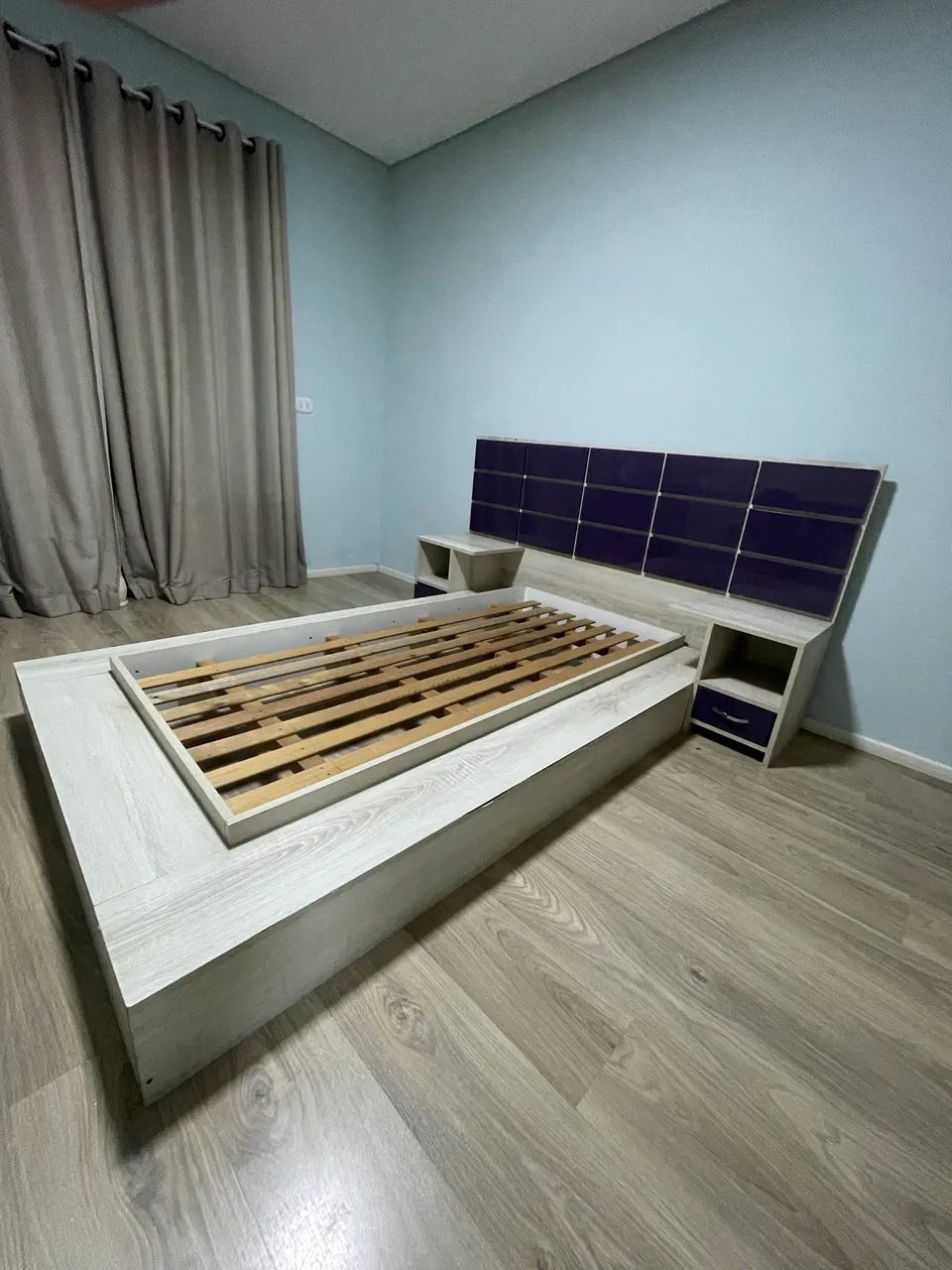Cama de solteiro em MDF com cabeceira - Foto 2
