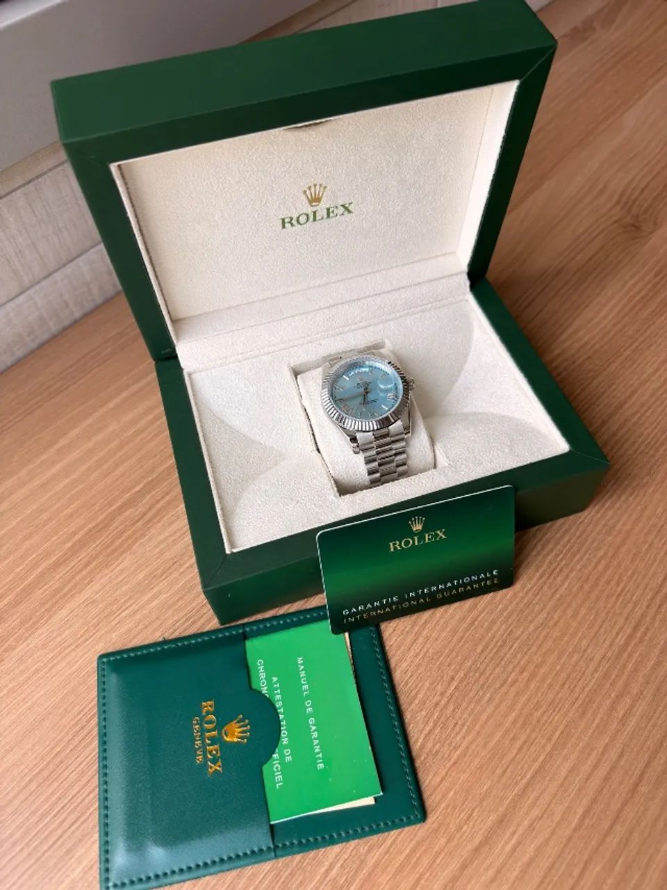 Rolex Day-Date Azul Tiffany - Foto 4