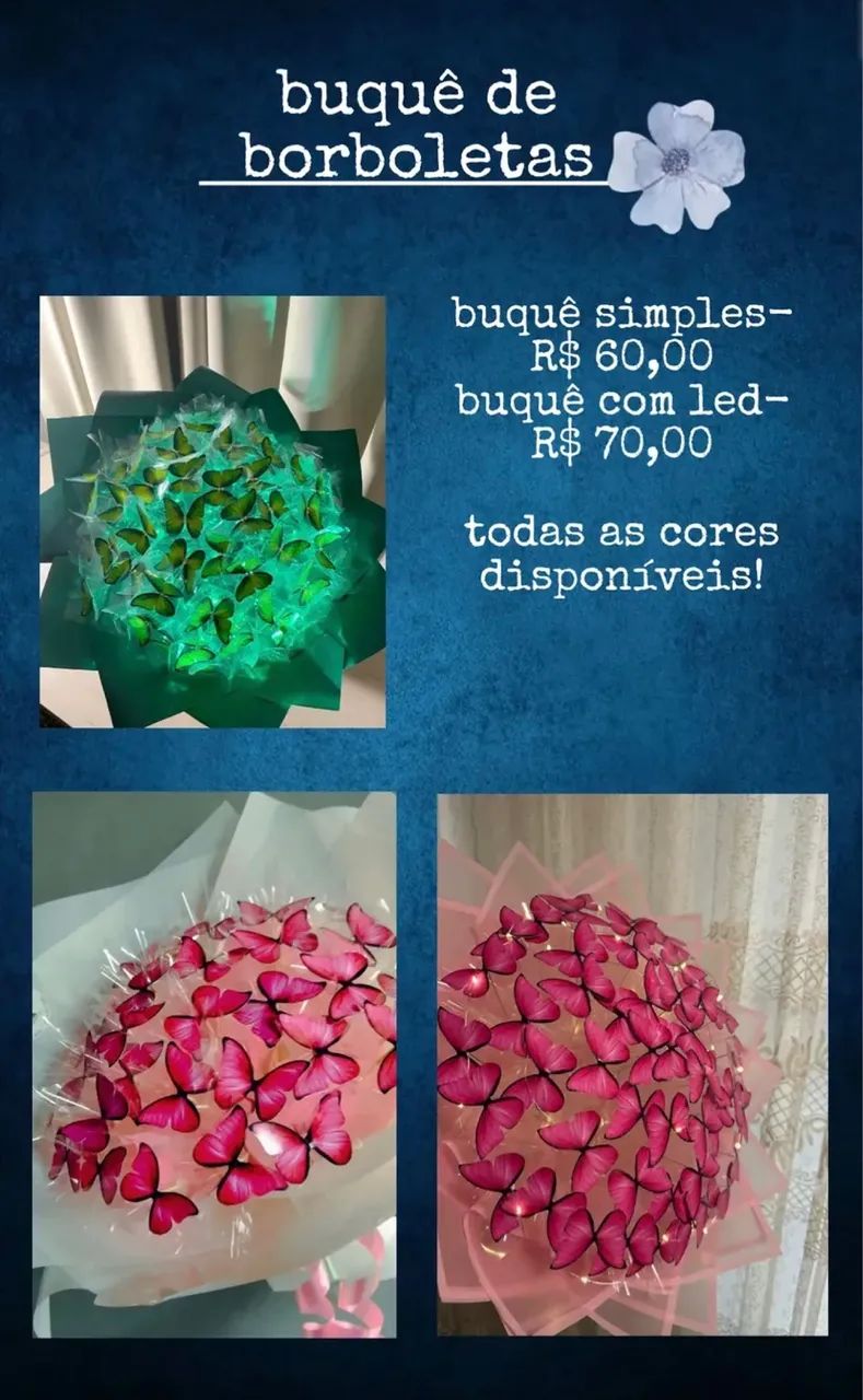 Buquês de cetim 