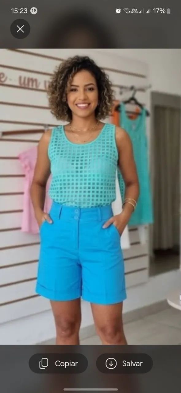 Blusinhas e shorts P,M. - Foto 2