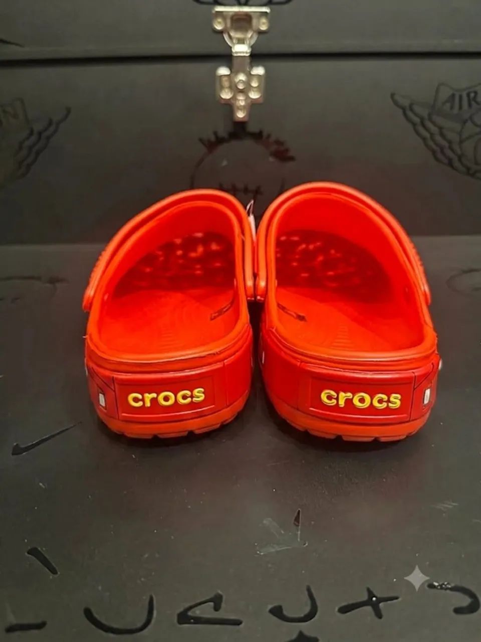 Sandália Crocs Lighting Mcqueen Red - Foto 3