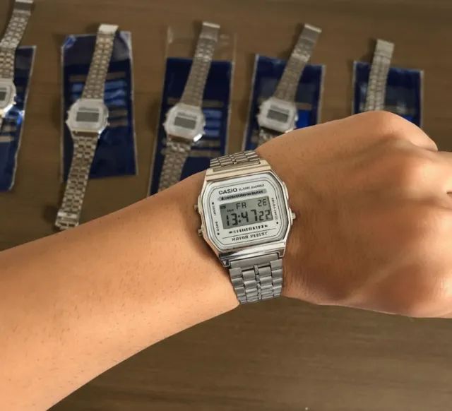 Relógio Digital Casio Prata - Clássico, Elegante e Resistente - Foto 3