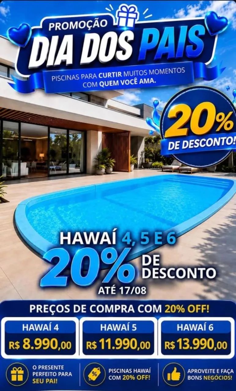 Piscina de fibra 