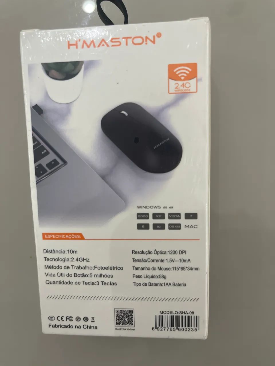 Mouse sem fio canal duplo 2.4g + BT - Foto 2