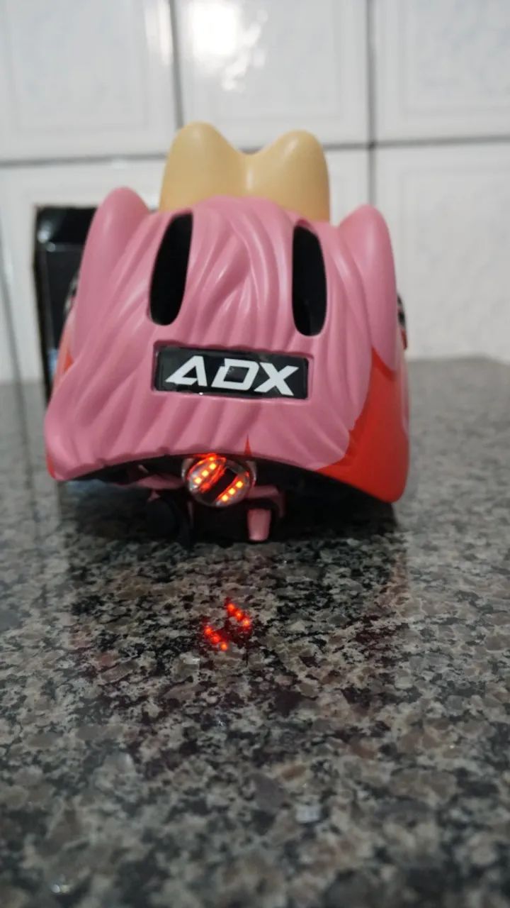 CAPACETE ADX INFANTIL GIRAFA KIDS - Rosa - Foto 3