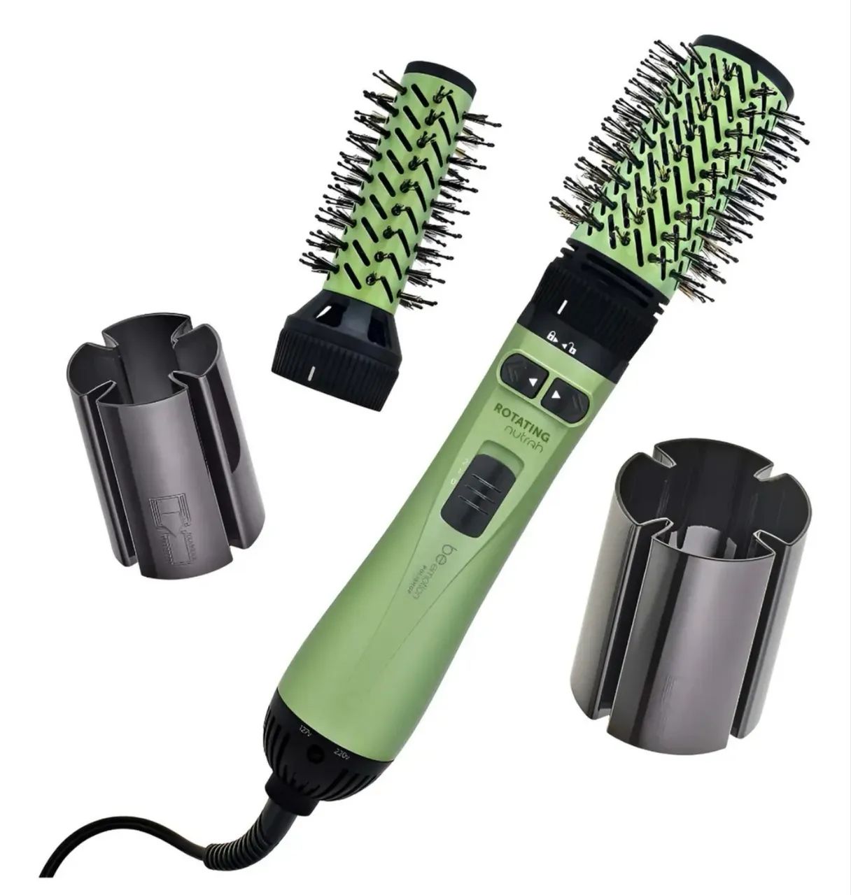 Escova Rotating Secadora Nutrah Be Emotion Verde Polishop - Foto 3