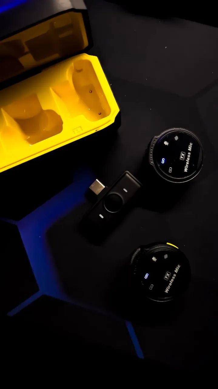 Microfone de lapela com cancelamento de ruído 