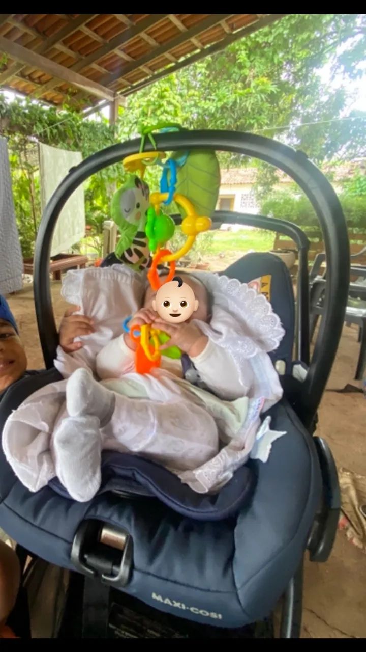 Carrinho de bebê moises + bebê conforto com base - Foto 2