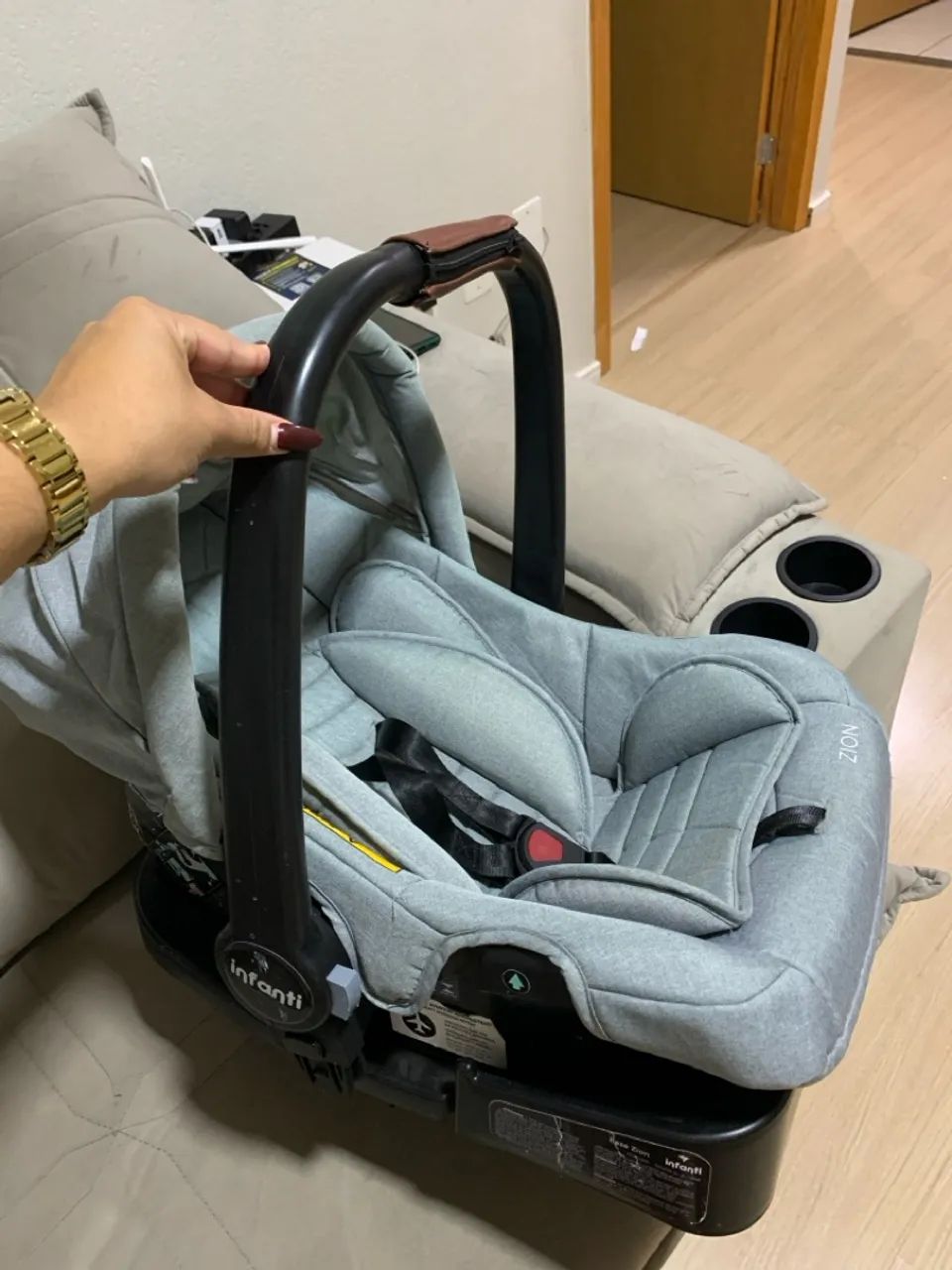 Bebê conforto com suporte  - Foto 4