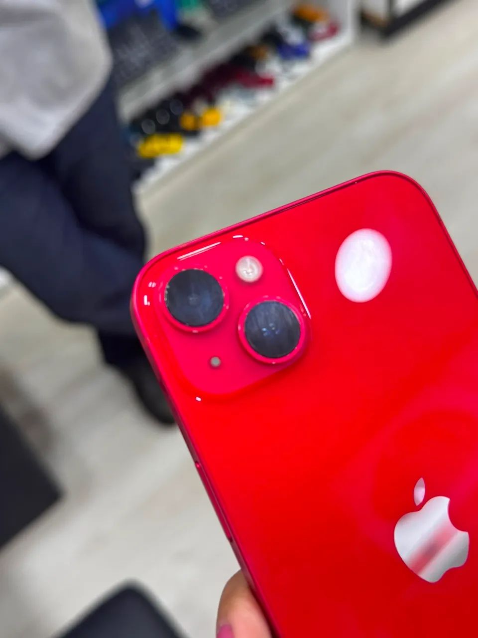 Troco iPhone 14 Plus Red em Poco x8 pró e pro max ou s25 fé  - Foto 4