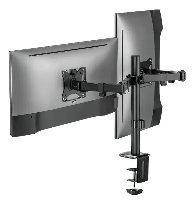 Suporte Articulado para 2 Monitores 10" a 27" Polegadas *NOVO* - Foto 3