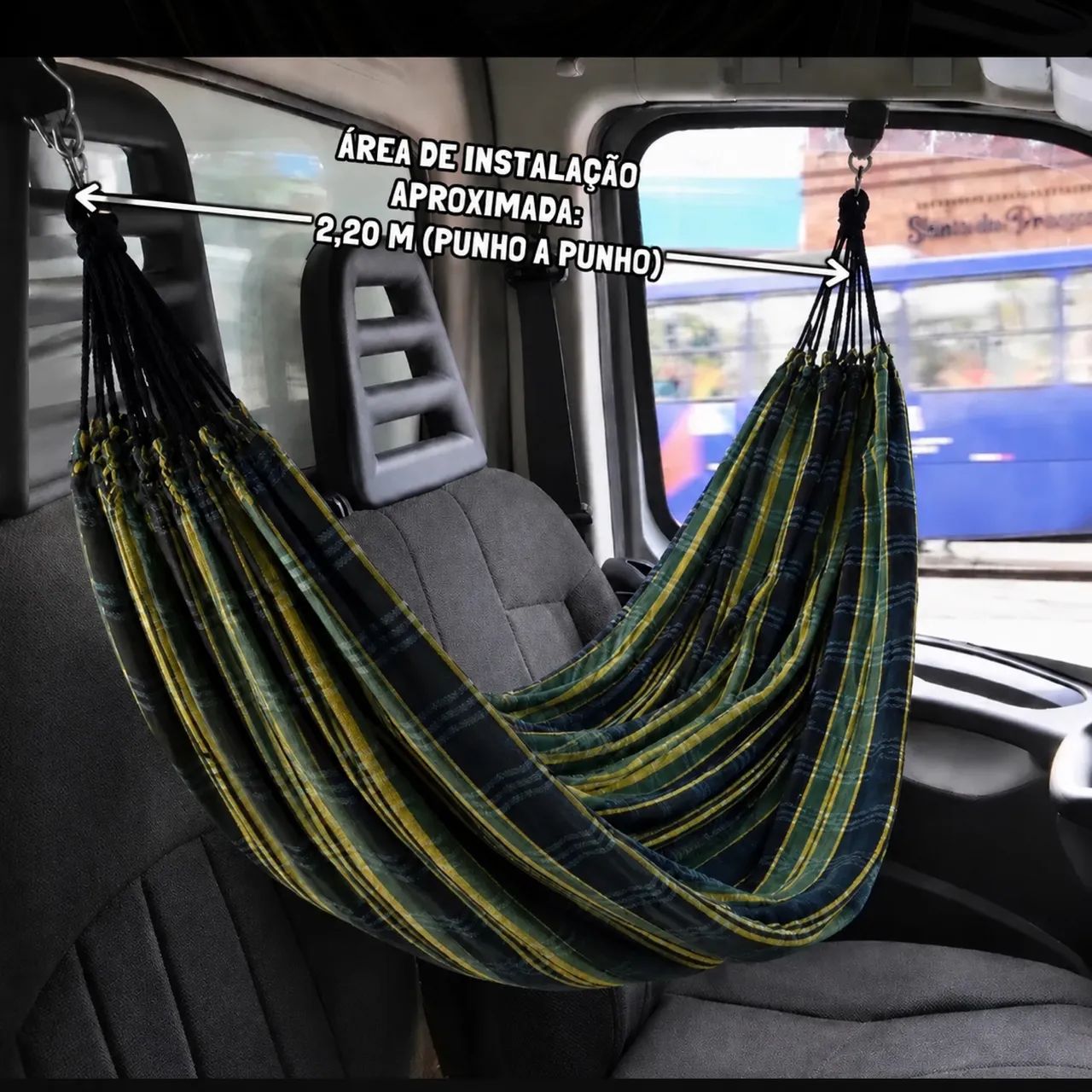 Rede de descanso carro e caminhão 2,25 Mt 
