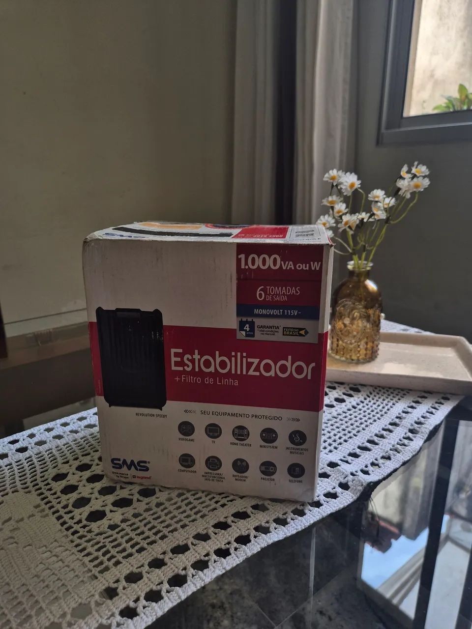 ESTABILIZADOR SMS 1000VA, 115V