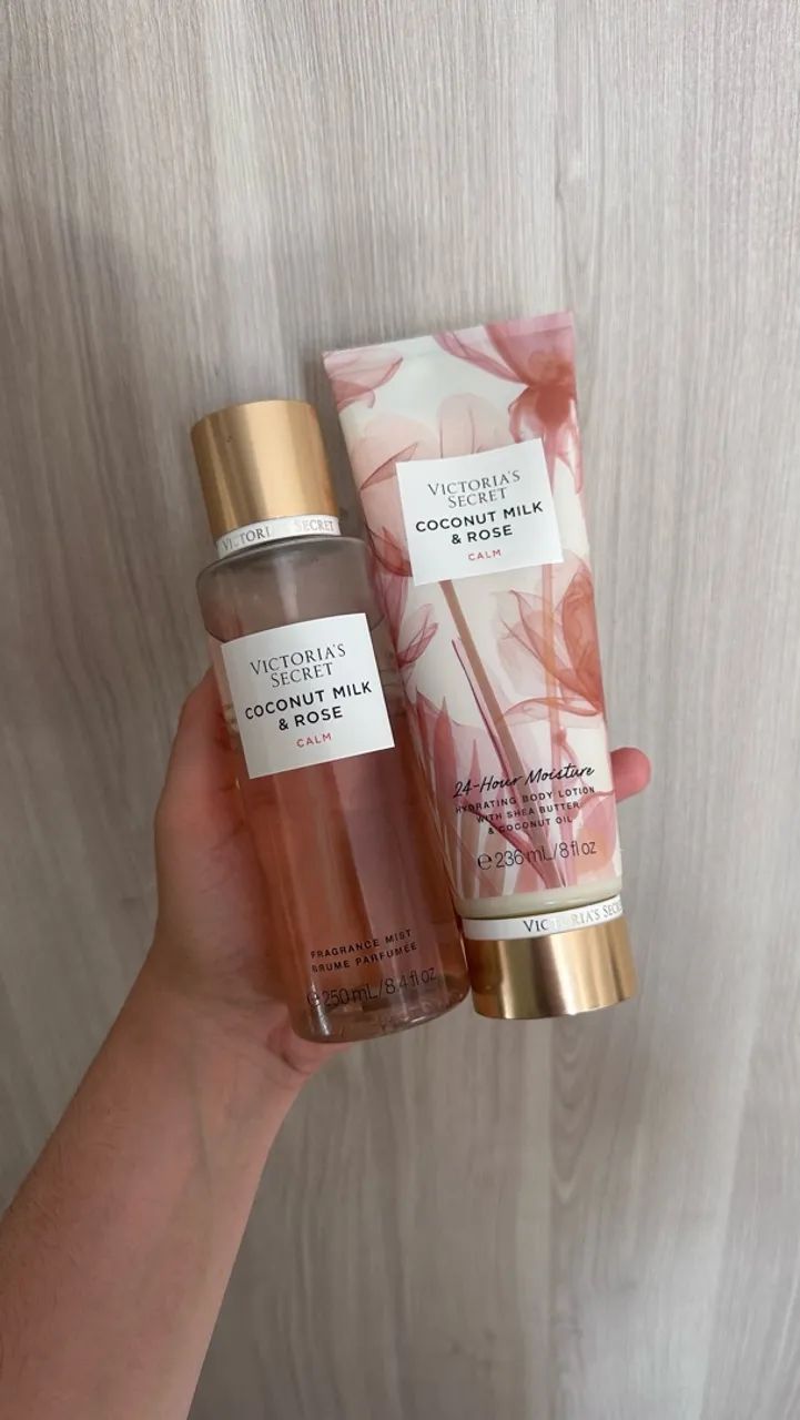 Kit Victoria Secret Coconut Milk e Rose Original
