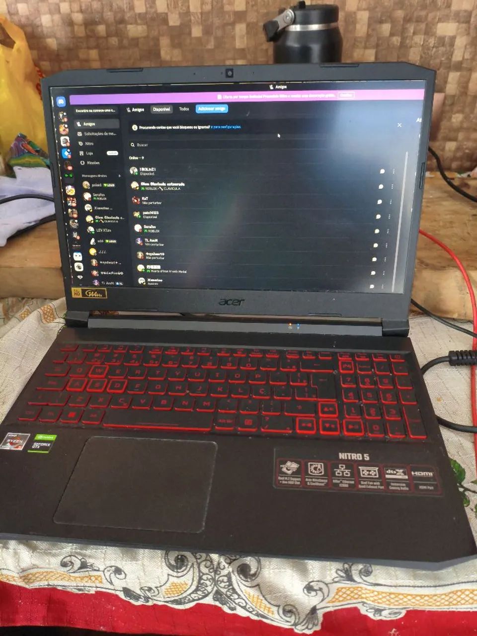 Notebook gamer nitro 5