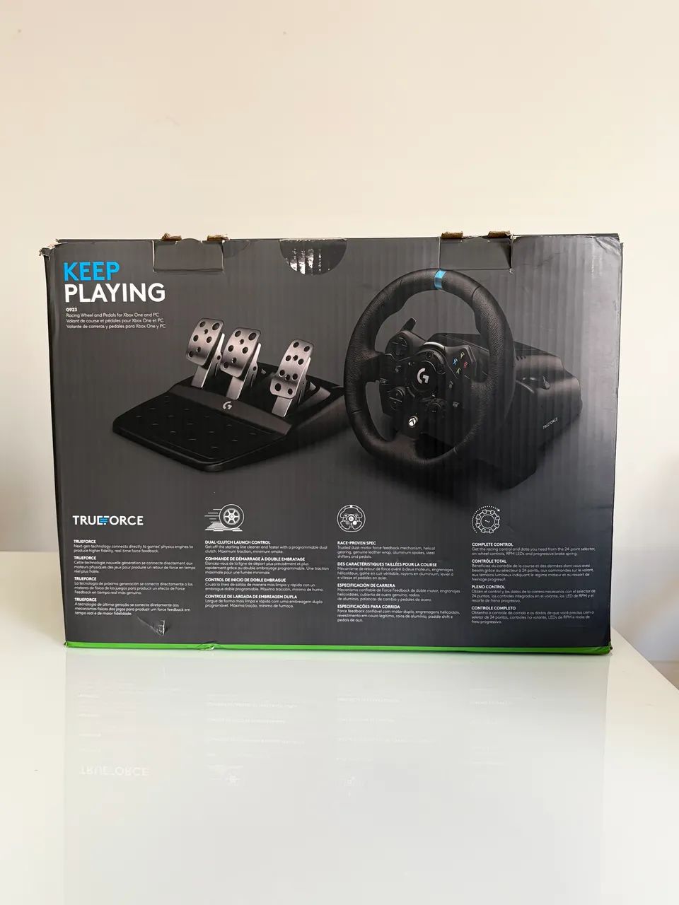 Volante Logitech G923 Completo - Xbox e PC - Foto 3