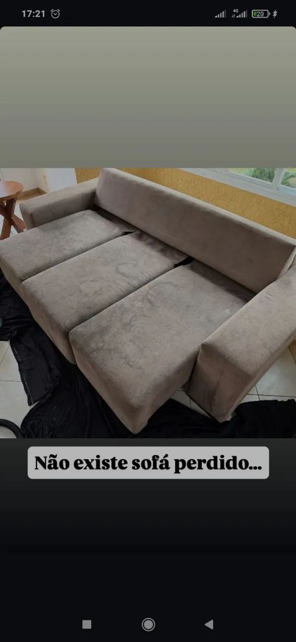 Faça seu orçamento conosco e garanta um sofá limpo e higienizado?  - Foto 3