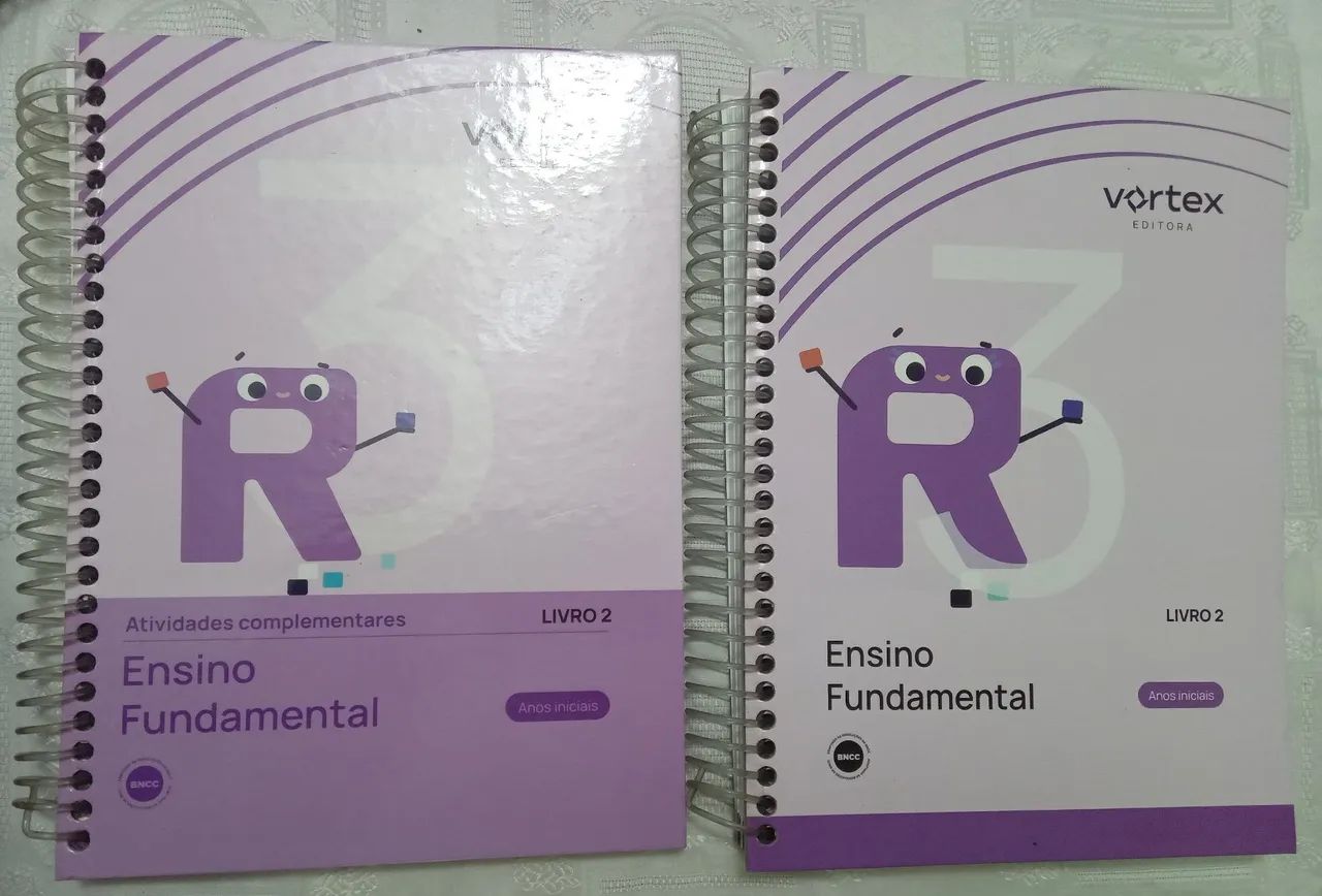 Livro didático editora Vortex para o 3° ano,  do aluno, integrado com livro complementar 