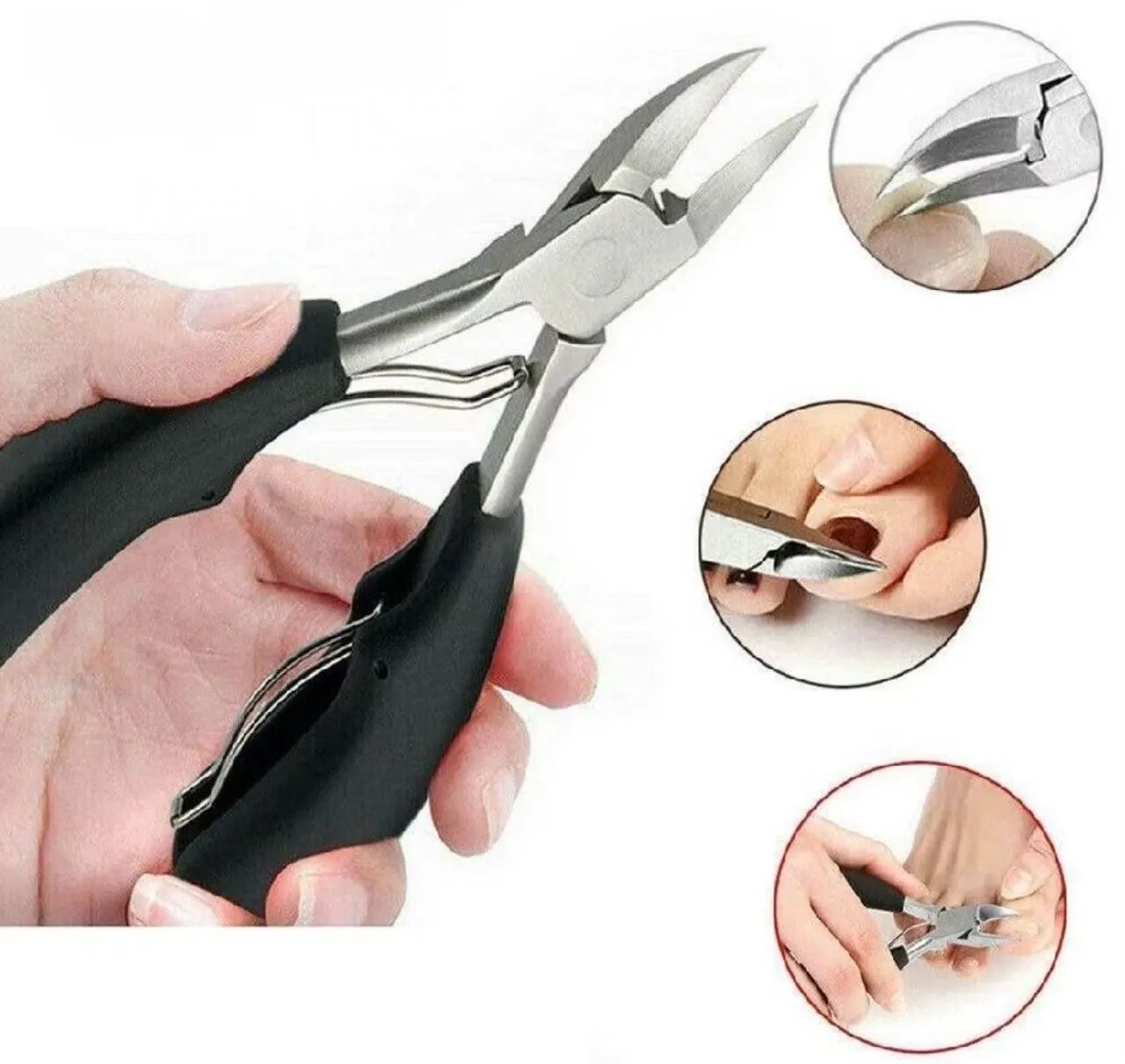 Alicate Cortador De Unhas Grossas Encravadas Profissional - Foto 2