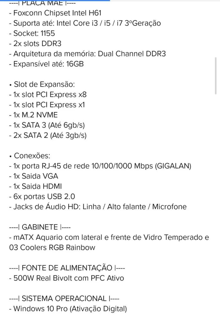 Pc gamer i7  - Foto 5