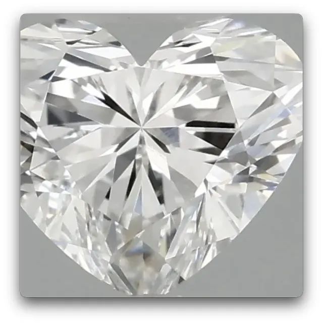 COLAR DE PRATA COM DIAMANTE CORAÇÃO CERTIFICADO