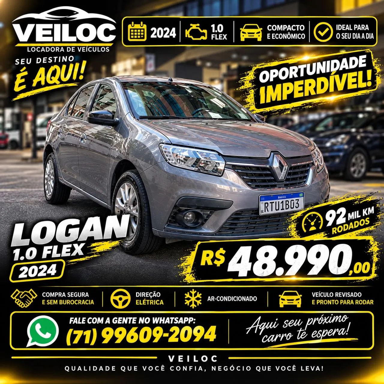 Renault Logan ZEN 1.0 12V 2023