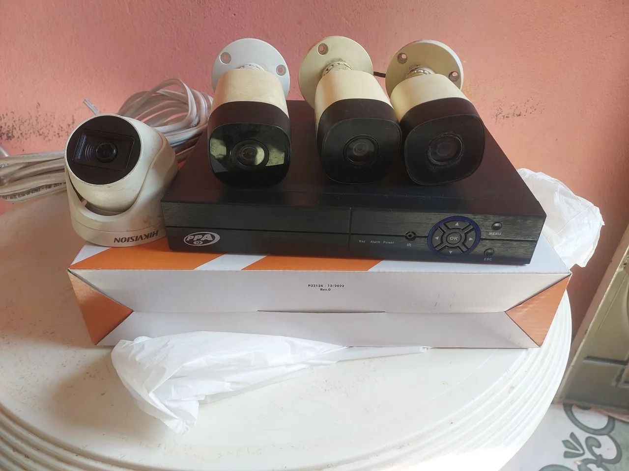 Kit de 04 câmera dvr 08 canais semino funcionando perfeitamente  - Foto 3