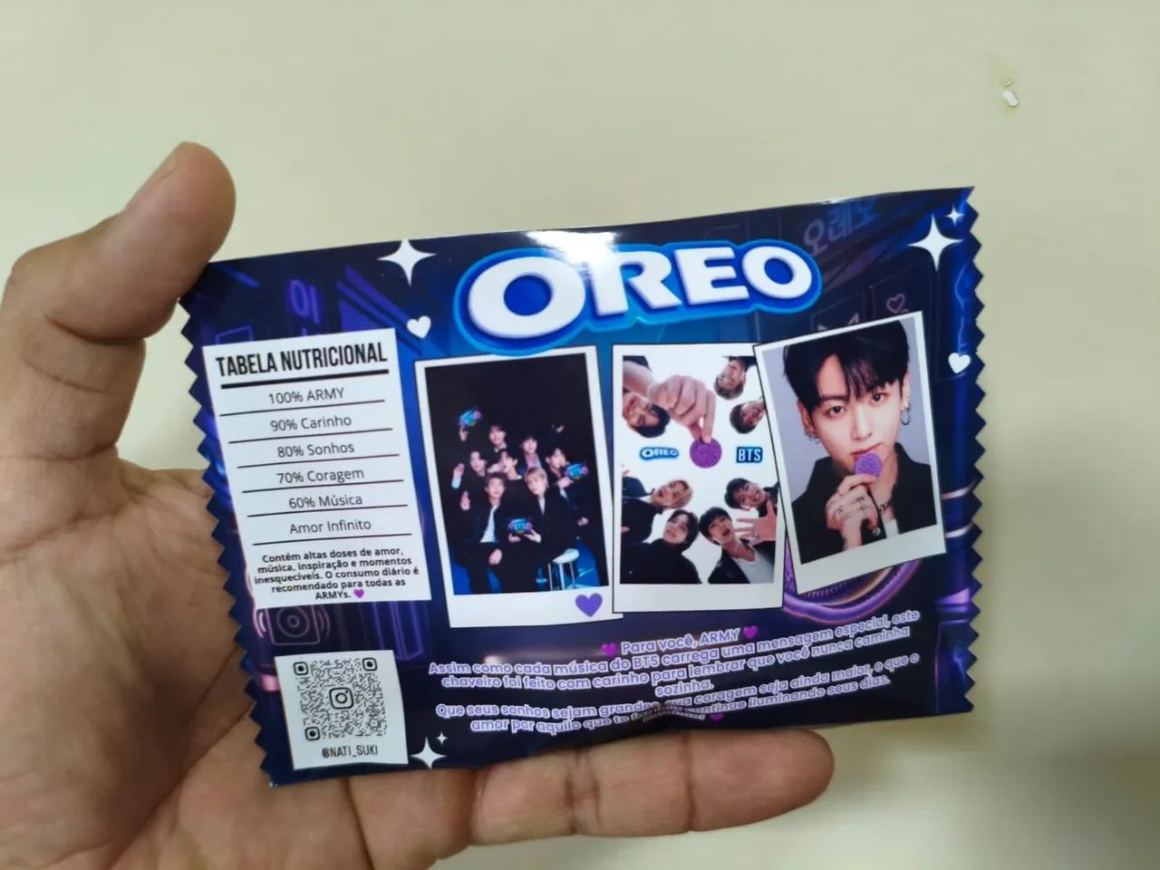 Chaveiro - BTS Oreo  - Foto 5