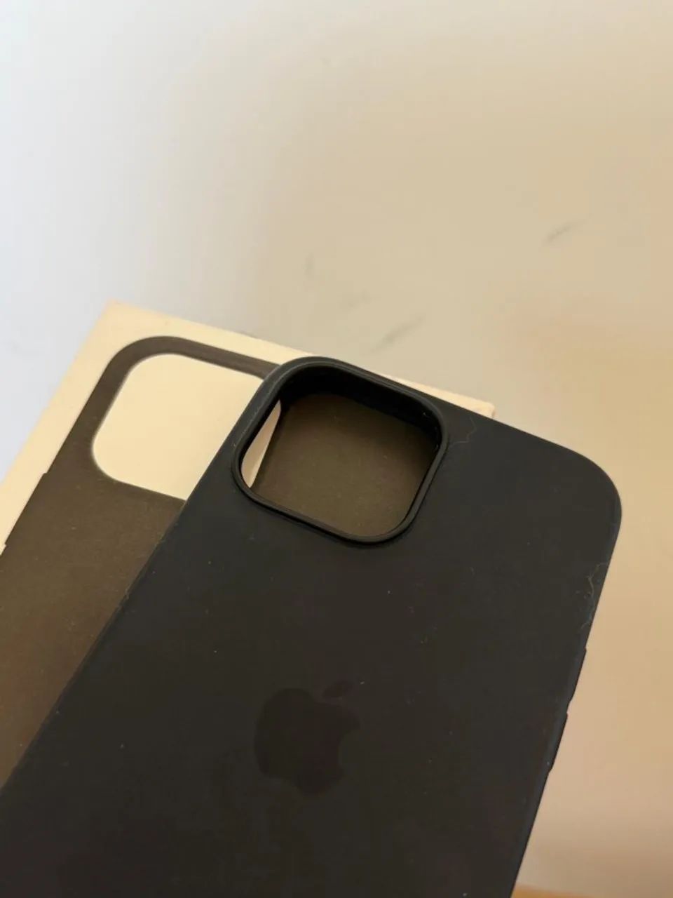 Case iphone 13 promax silicone líquido apple preto - Foto 5