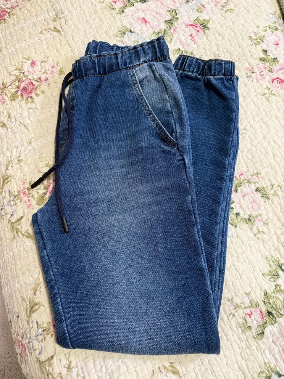 Calça jeans infantil Beandili - Foto 4