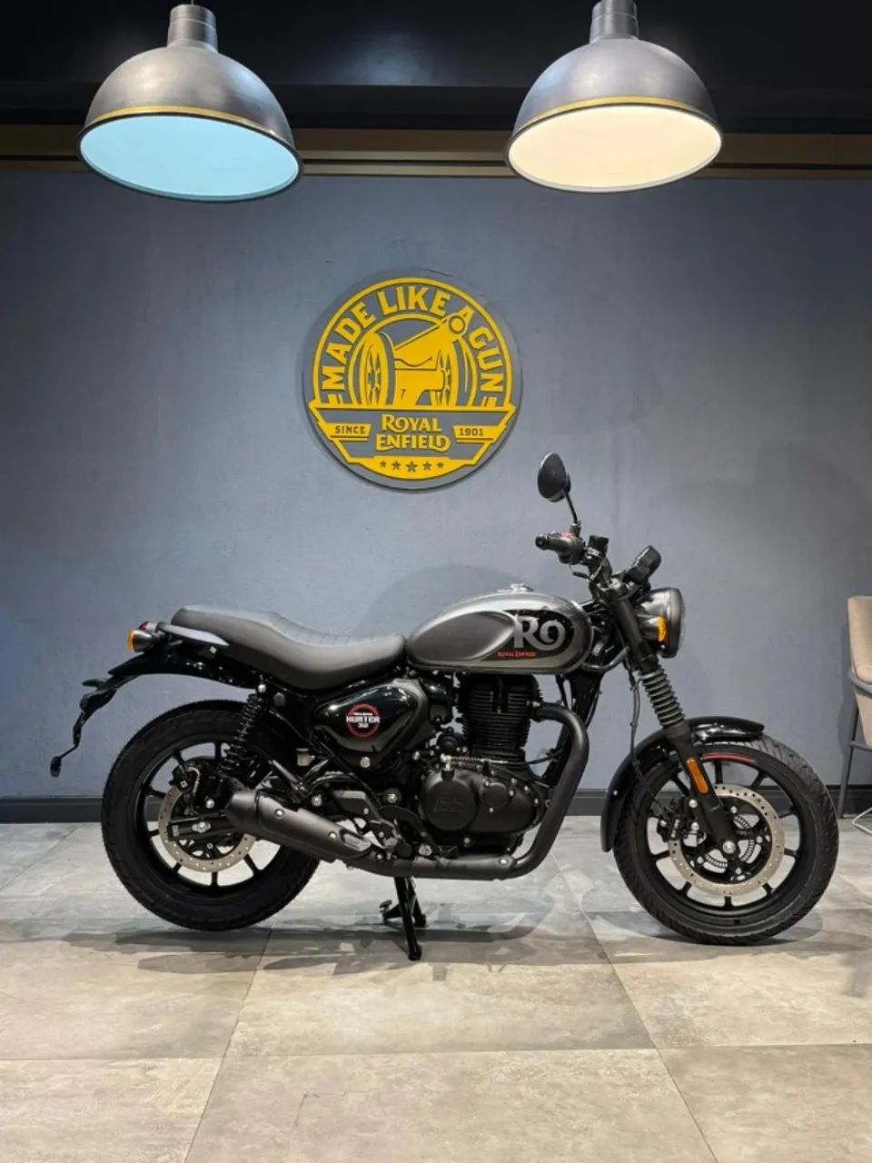 ROYAL ENFIELD HUNTER 350 DAPPER GREY  - Foto 2