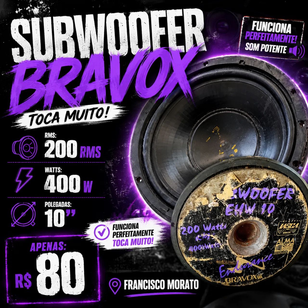 SUBWOOFER BRAVOX
