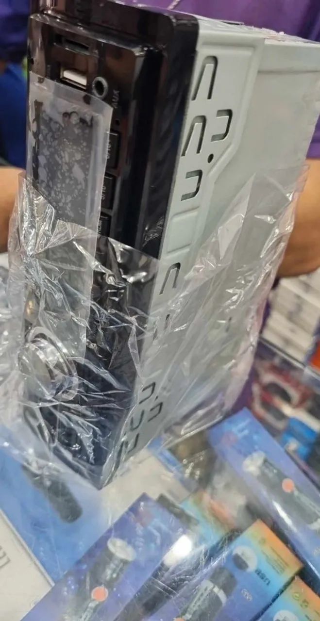Som Automotivo MP3 Player USB/SD com Bluetooth (Novo) - Foto 3