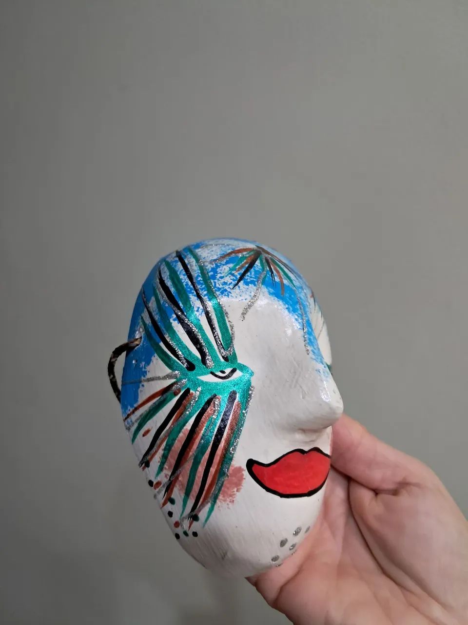 3 máscaras decorativas de parede vienenses - Foto 2