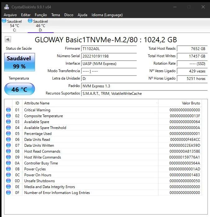 SSD 1TB NVME GLOWAY - Foto 5