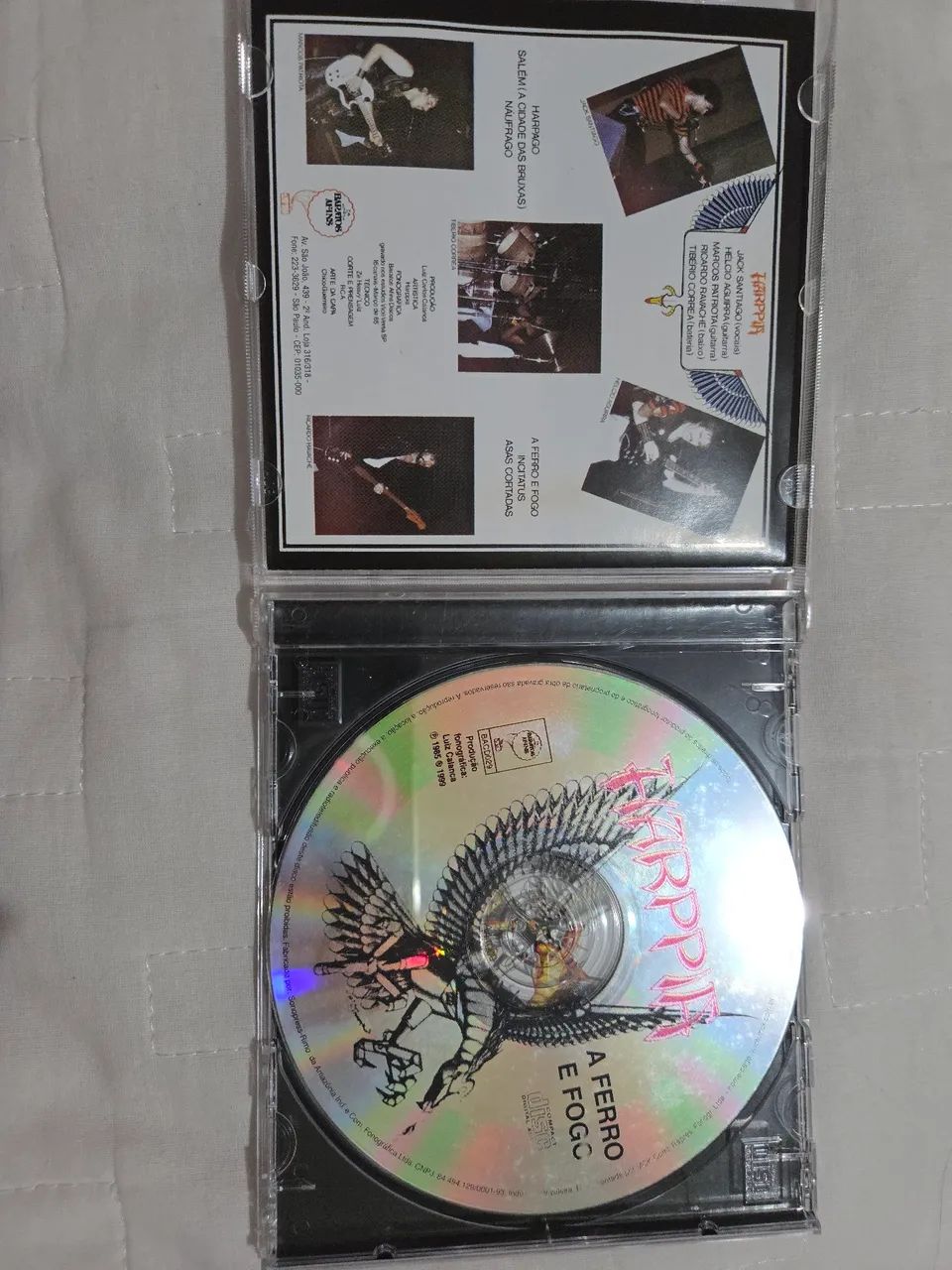 Cd Harppia - A Ferro e Fogo - Foto 2